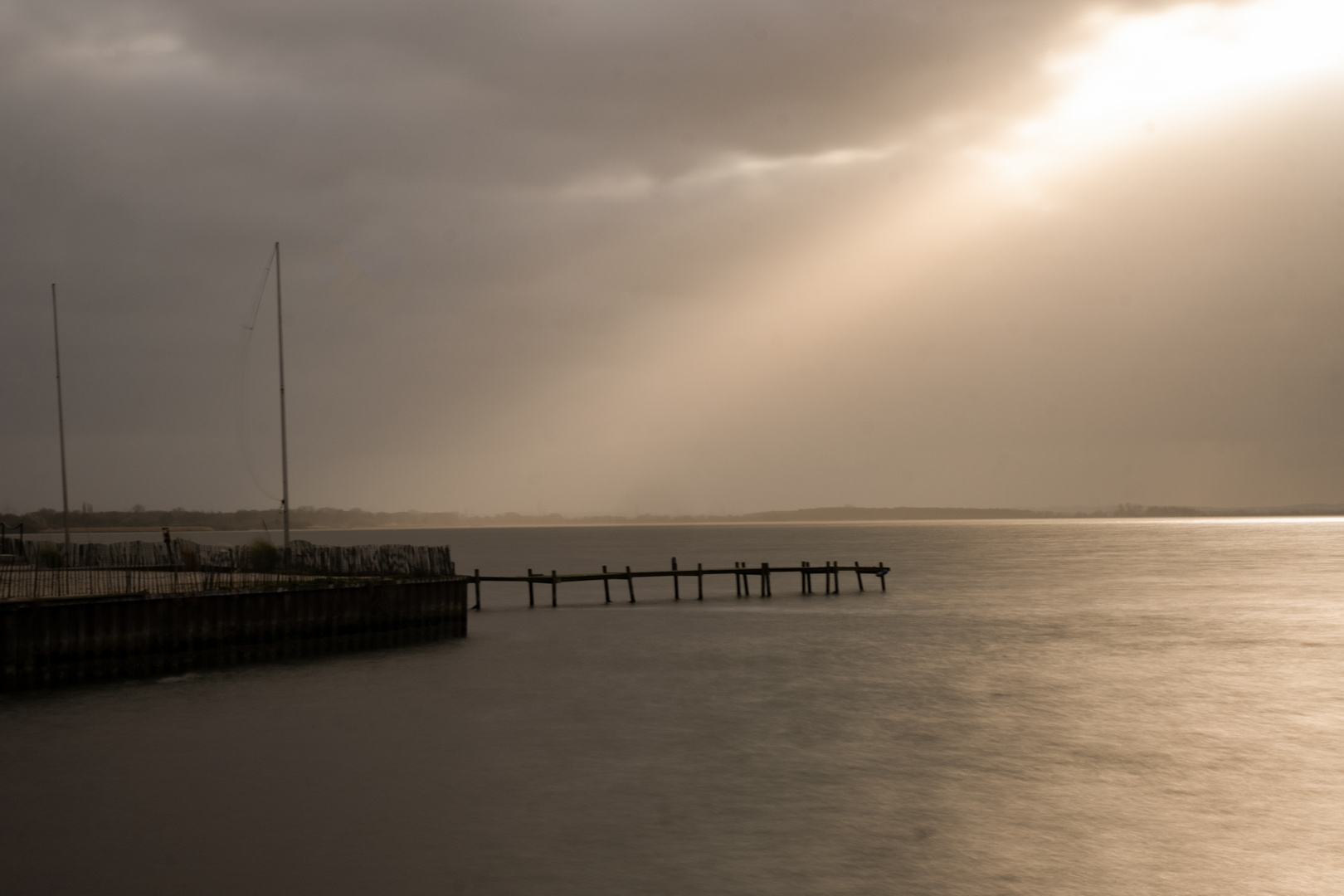 Abendstimmung am See ...