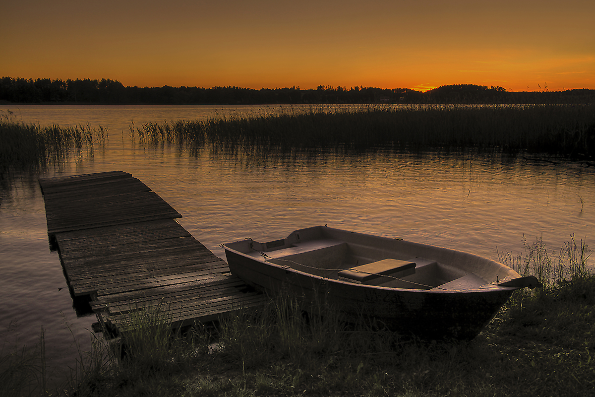 ABENDSTIMMUNG am See