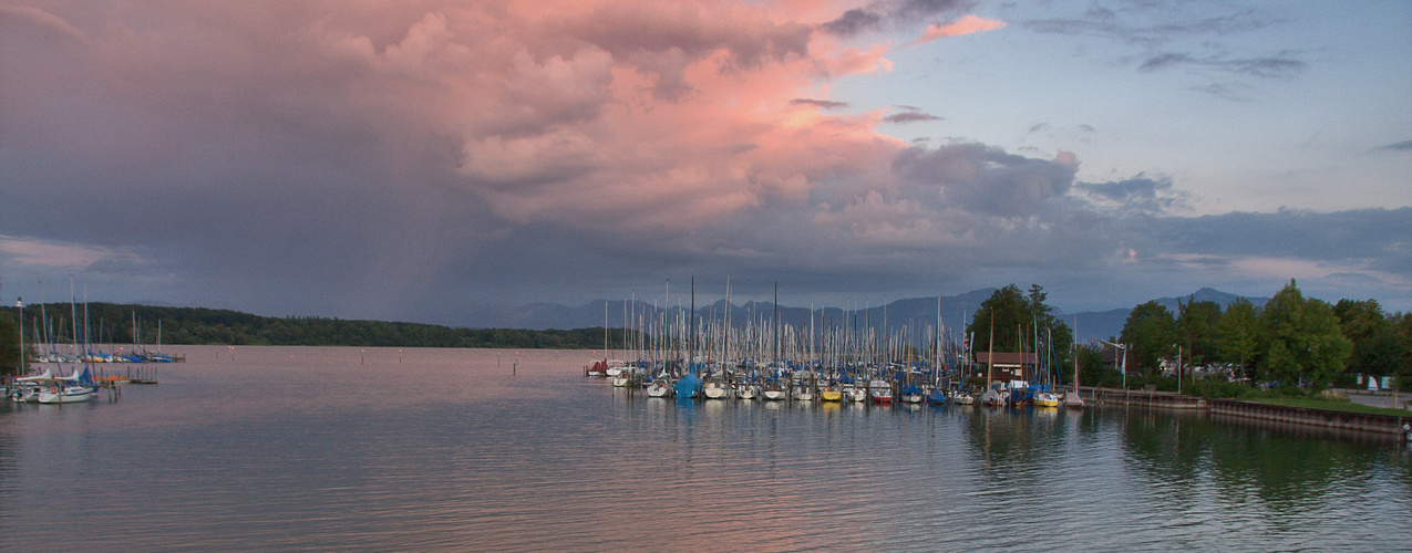 Abendstimmung am See.....