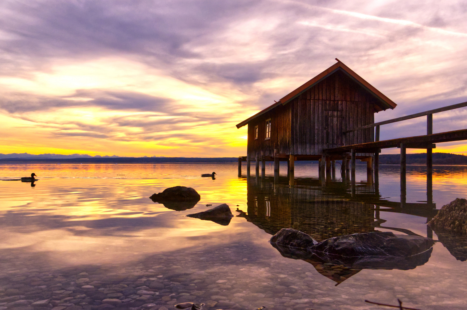 Abendstimmung am See