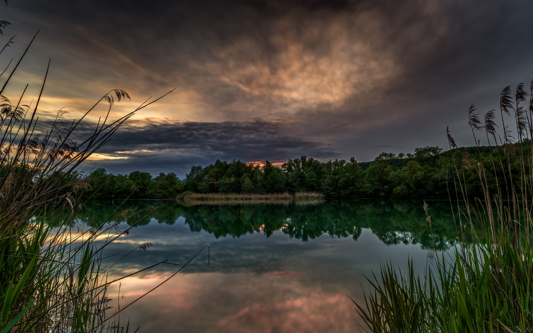 Abendstimmung am See