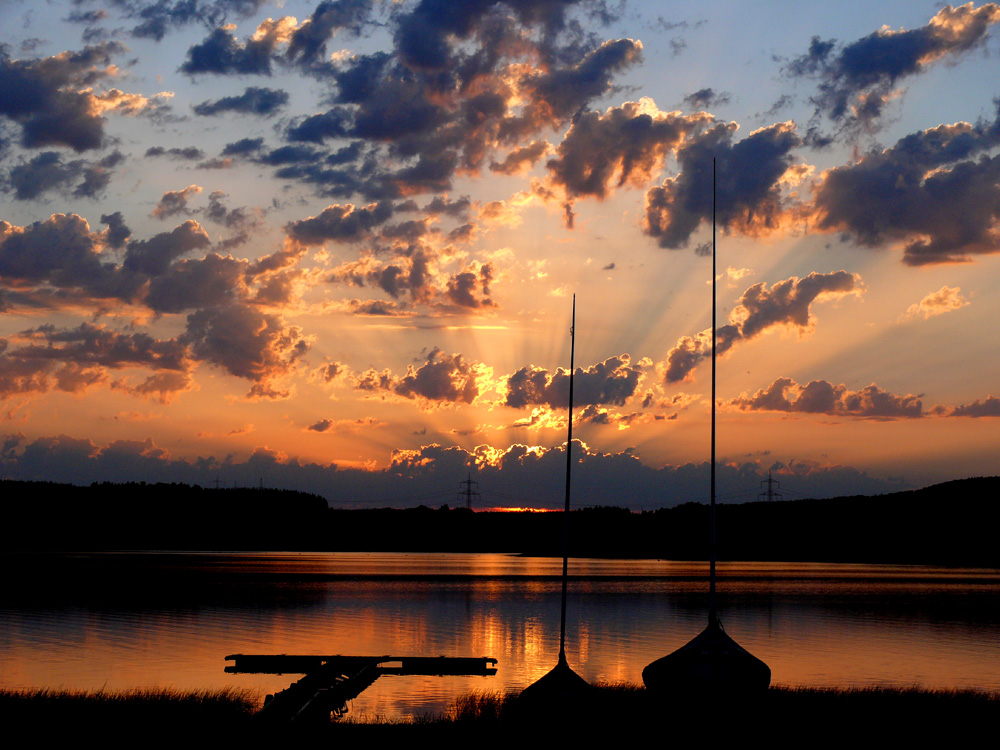 Abendstimmung am See