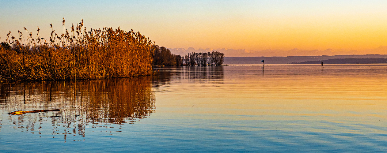 Abendstimmung am See