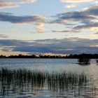 Abendstimmung am See (Schweden)