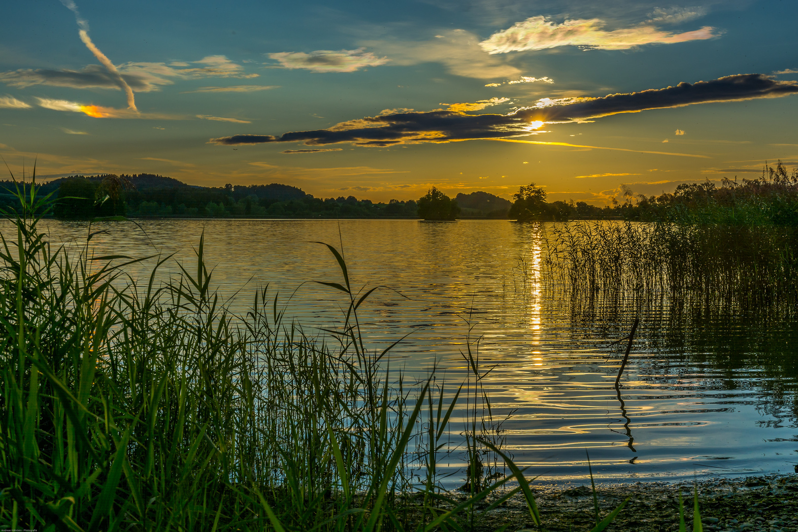 Abendstimmung am Seehamer See