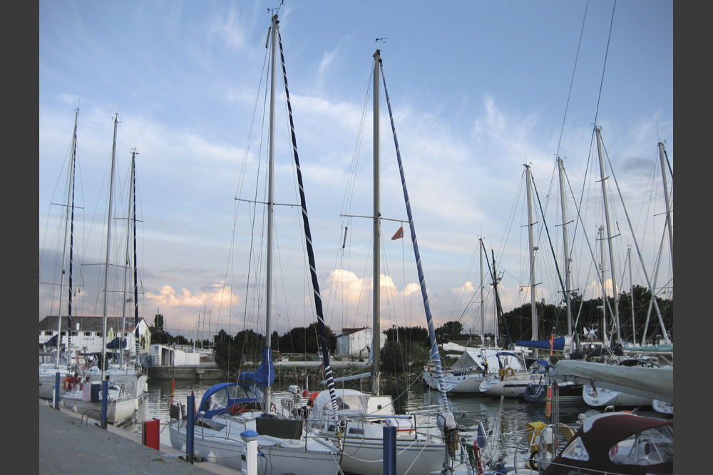 Abendstimmung am Segelhafen von Boyardville