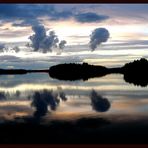 Abendstimmung am Siljansee