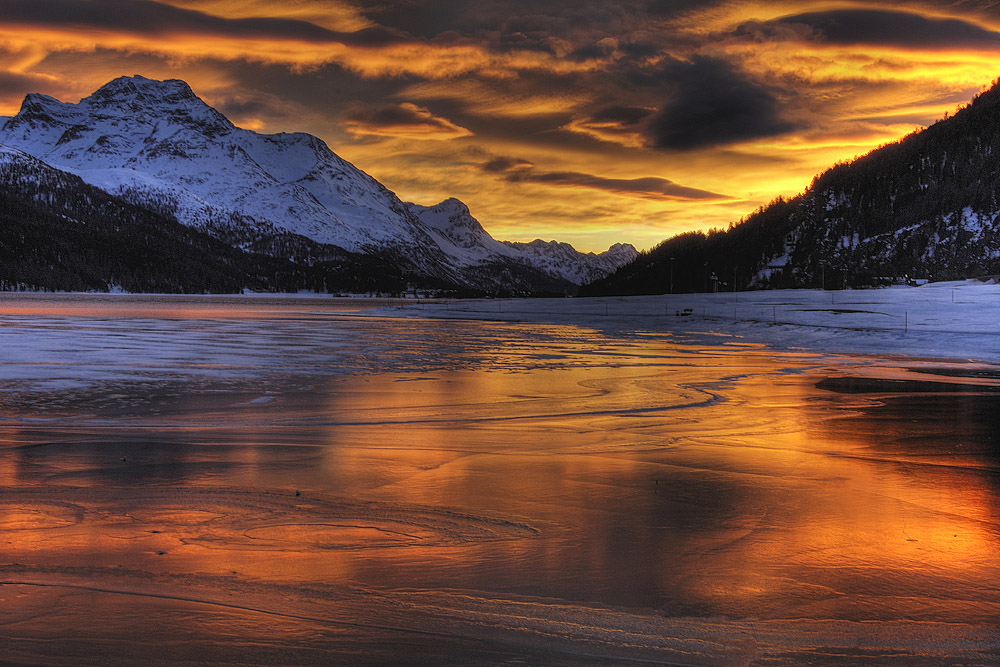 Abendstimmung am Silvaplanasee