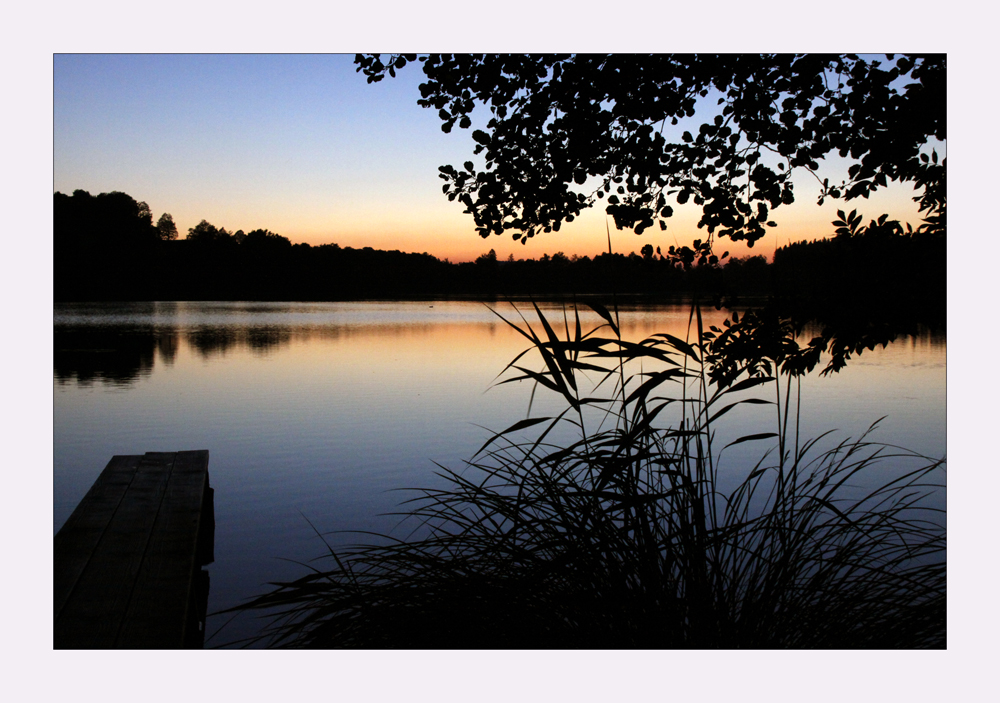 "Abendstimmung am Soppensee"