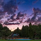 Abendstimmung am Spielplatz