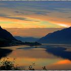 Abendstimmung am Sørfjord in Hardanger; Norwegenreise 2012 (HDR)