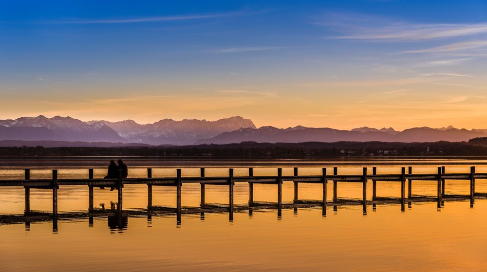 Abendstimmung am Starnberger See