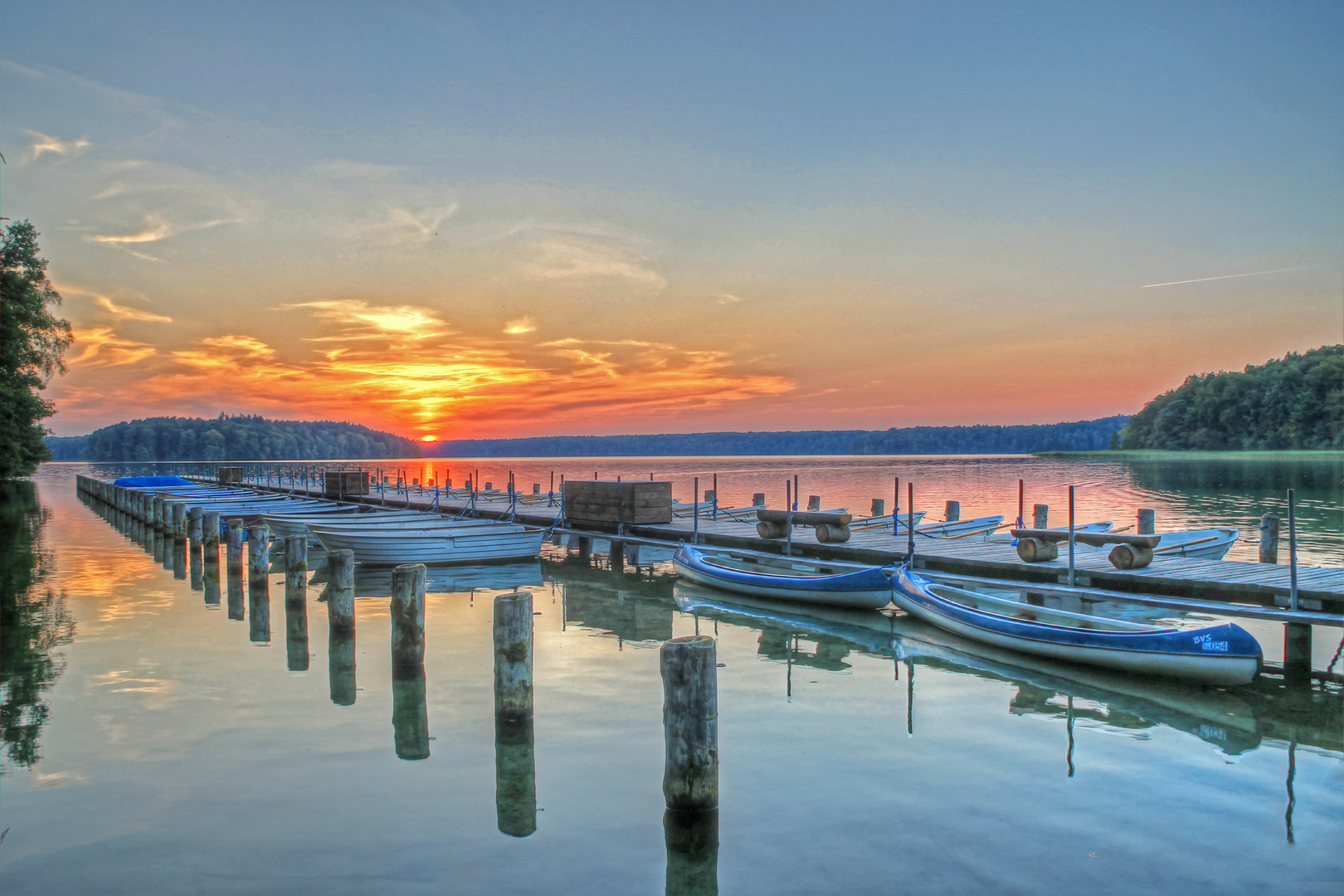 Abendstimmung am Stechlinsee