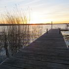 Abendstimmung am Steg im Plöner See