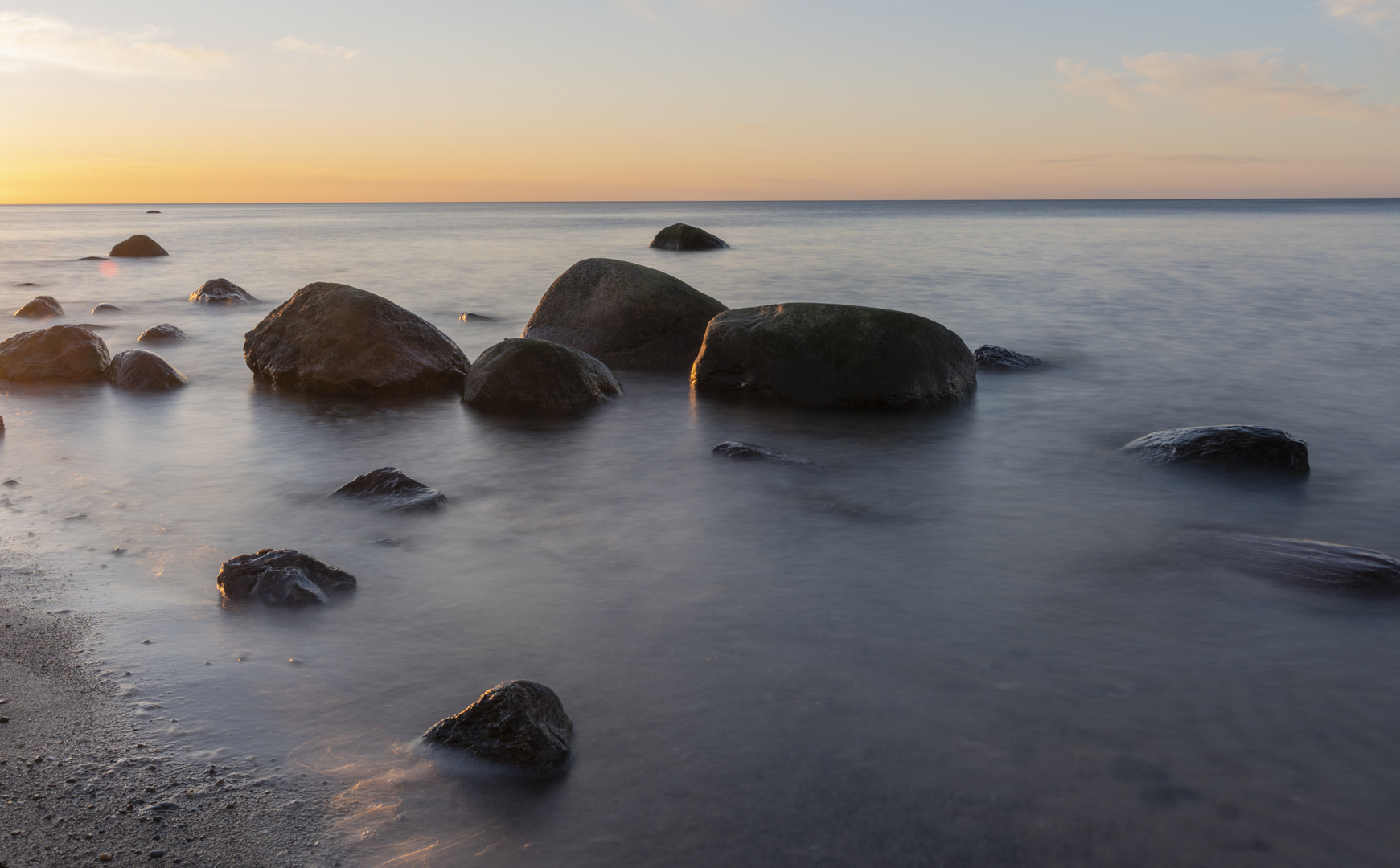 Abendstimmung am Steilufer