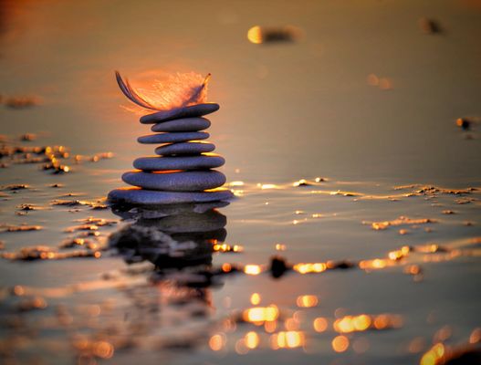 Abendstimmung am Strand 