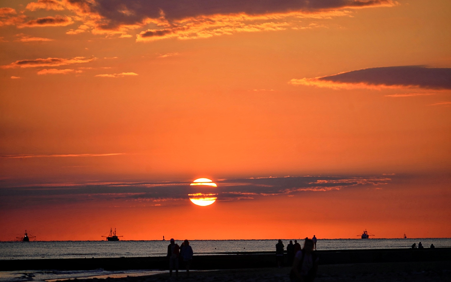 Abendstimmung am Strand... 