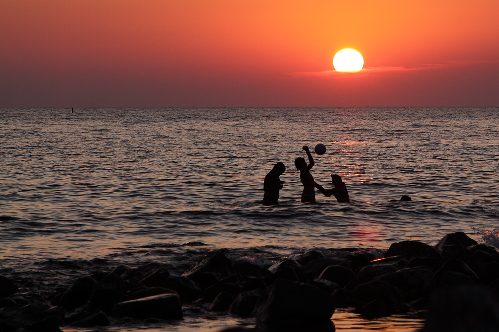 Abendstimmung am Strand