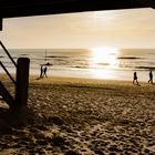 Abendstimmung am Strand.