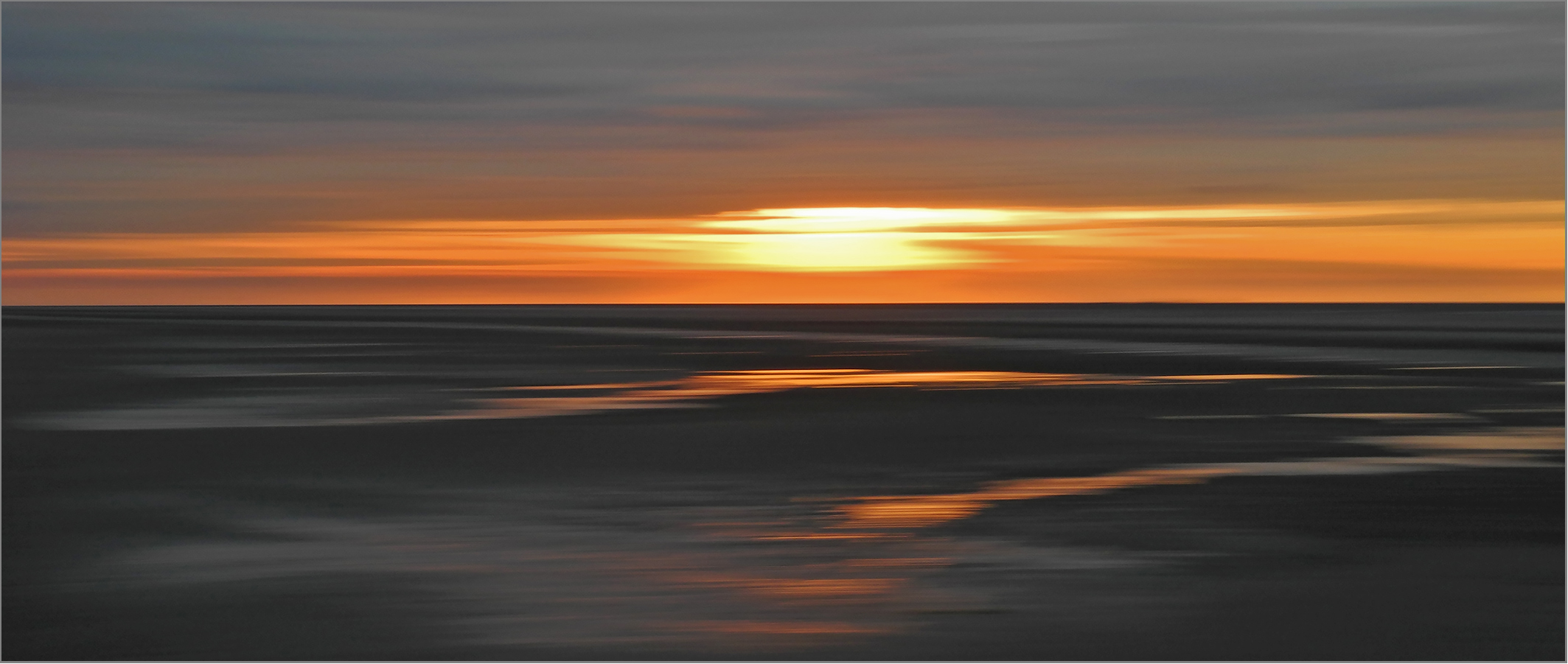 Abendstimmung am Strand   . . .