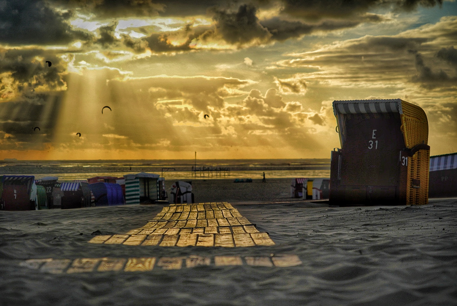 Abendstimmung am Strand 