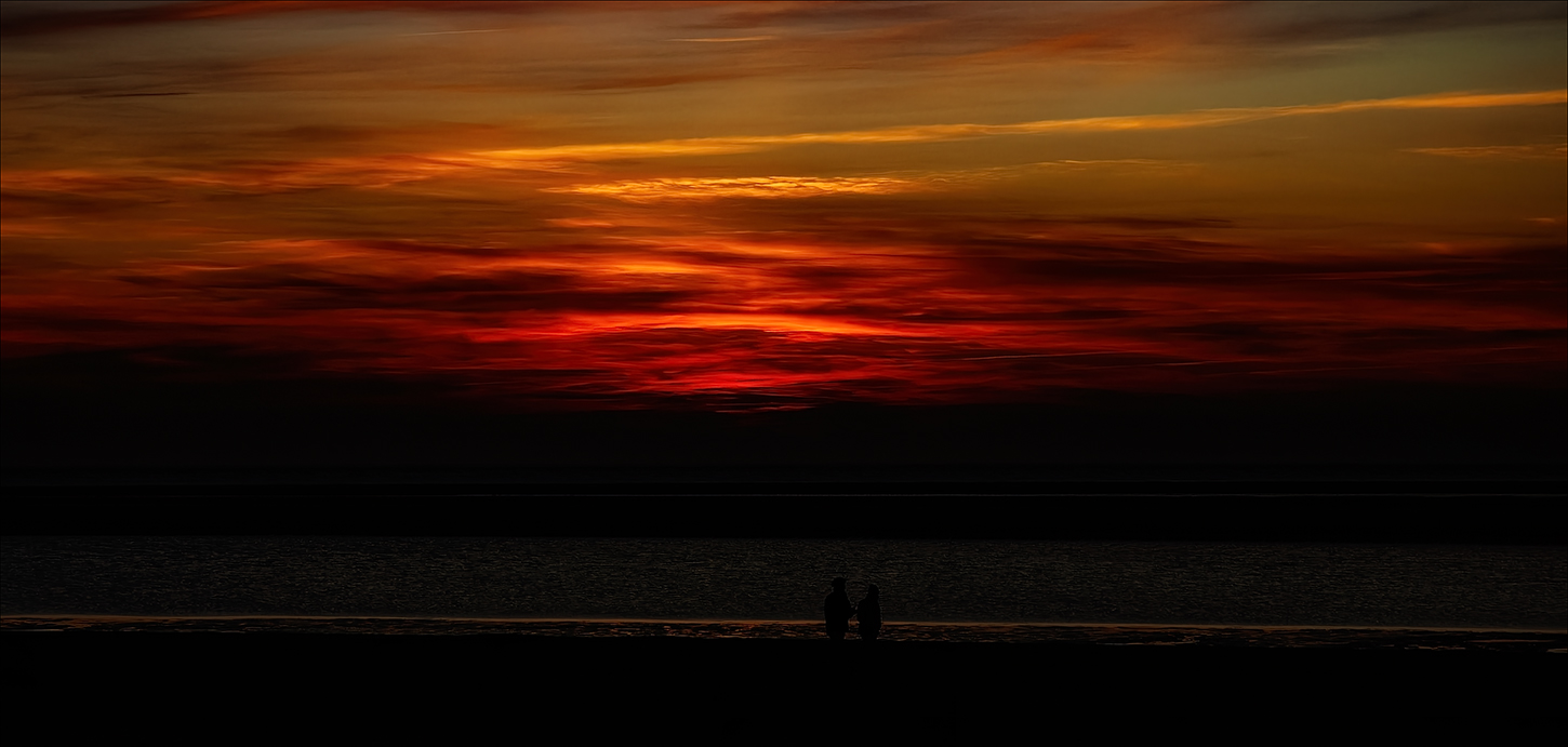 Abendstimmung am Strand