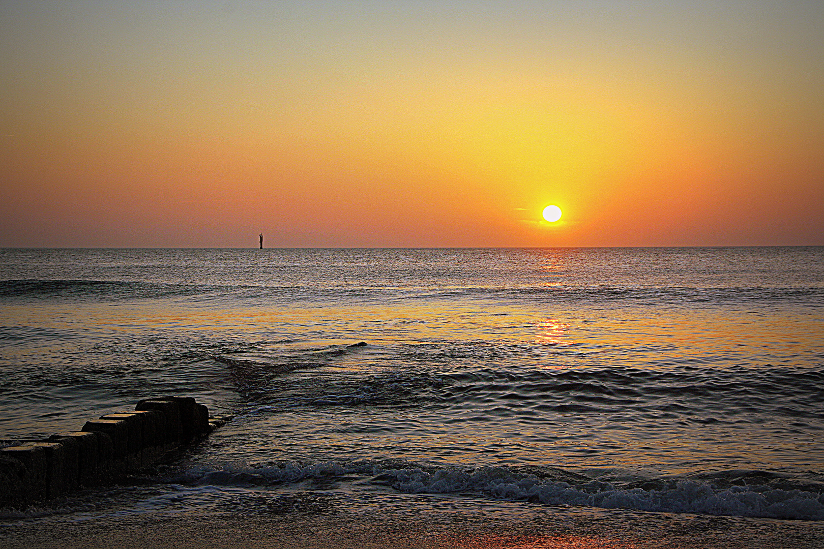 Abendstimmung am Strand auf Sylt