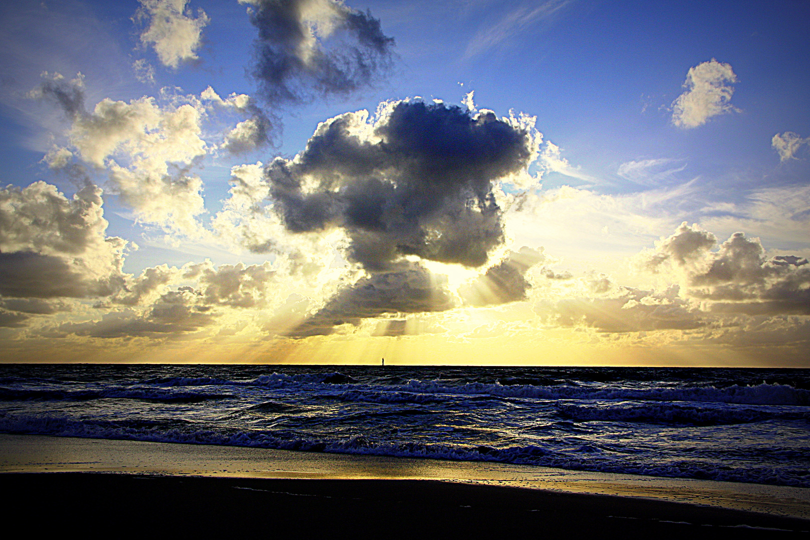 Abendstimmung am Strand auf Sylt