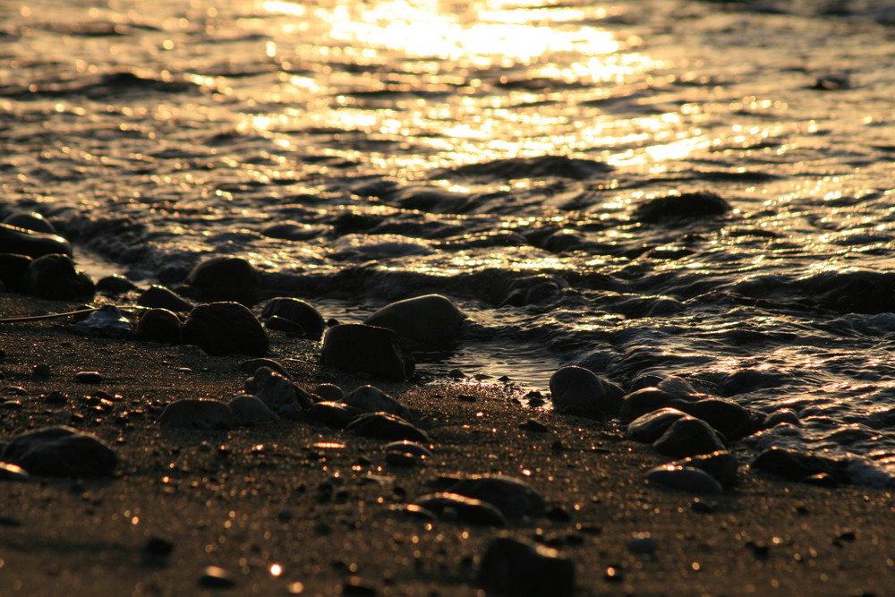 Abendstimmung am Strand