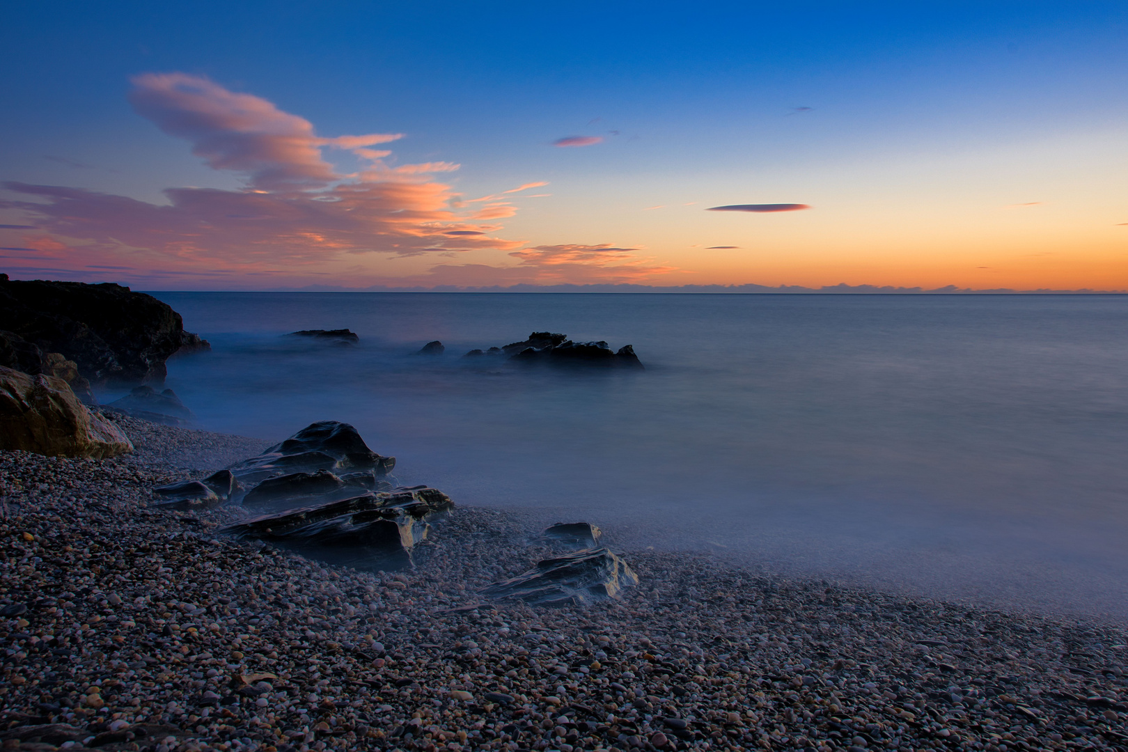 Abendstimmung am Strand