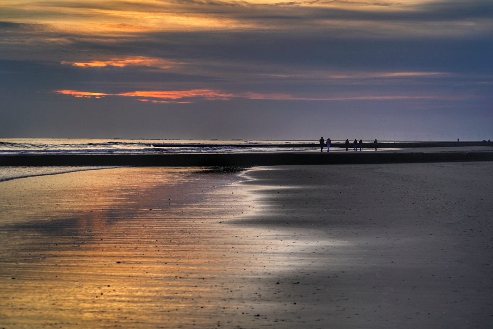 Abendstimmung am Strand.. 