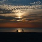 Abendstimmung am Strand Løkken, Dänemark