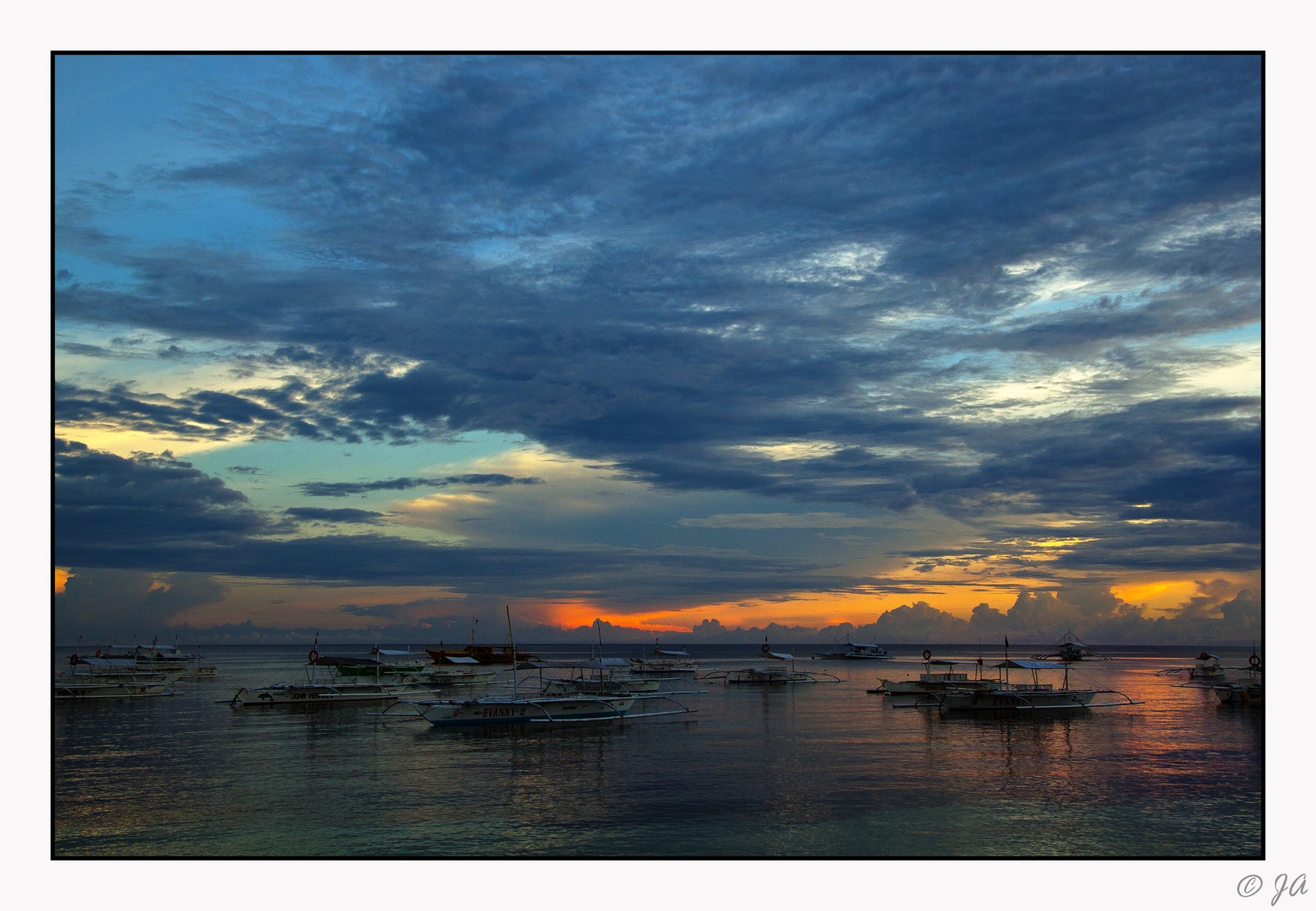 Abendstimmung am Strand - Schönes von den Philippinen 2