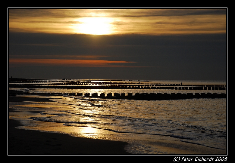 Abendstimmung am Strand von Ahrenshoop