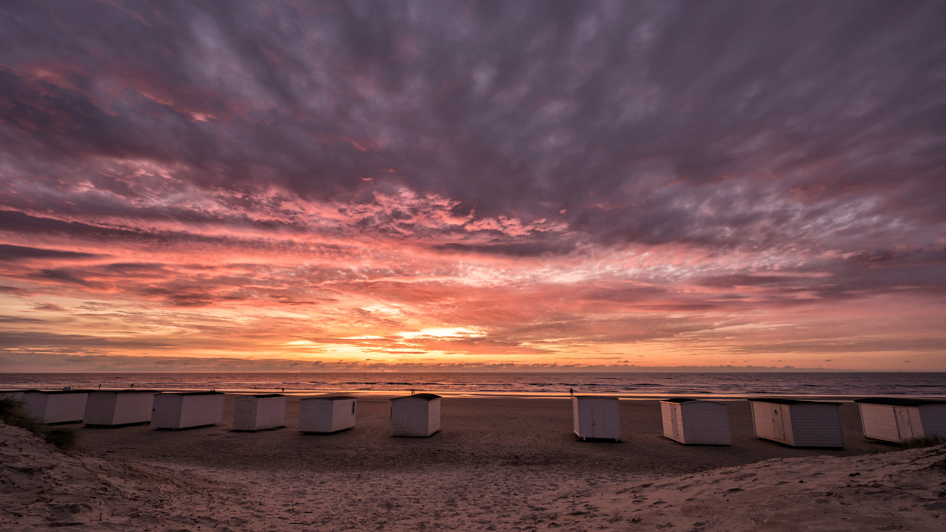 Abendstimmung am Strand von Blokhus in Nordjütland