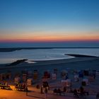 Abendstimmung am Strand von Borkum - mit Musik