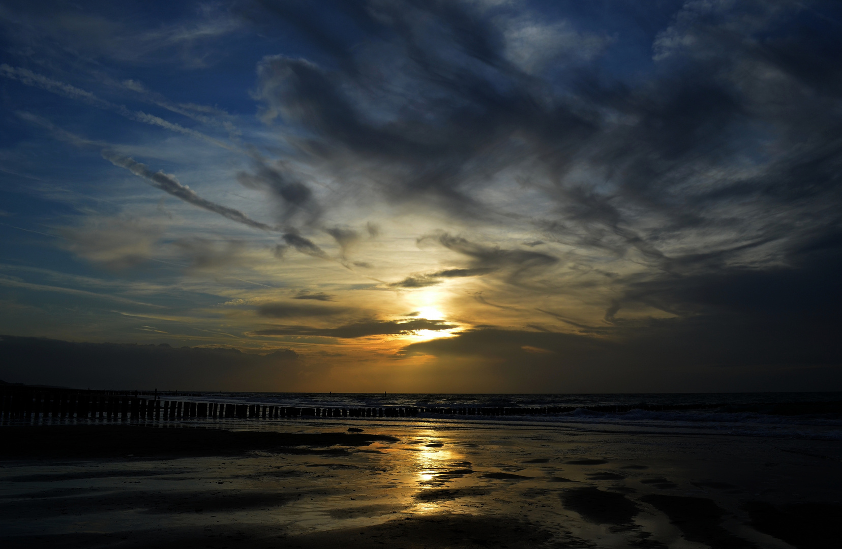 Abendstimmung am Strand von Domburg