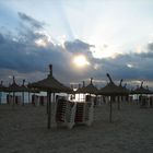 Abendstimmung am Strand von El Arenal