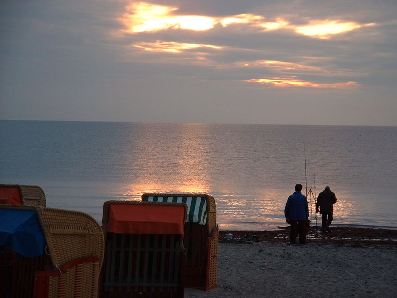 Abendstimmung am Strand von Heiligenhafen