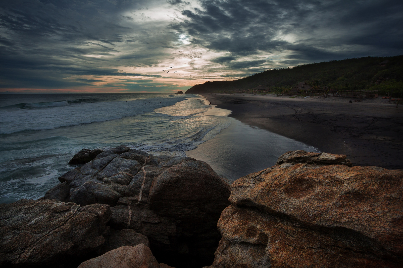 Abendstimmung am Strand von Mermejita