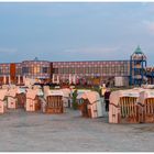 Abendstimmung am Strand von Norddeich ...