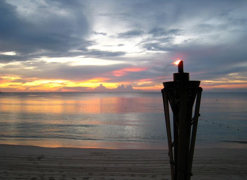 Abendstimmung am Strand von Phuket