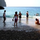 Abendstimmung am Strand von Sa Calobra