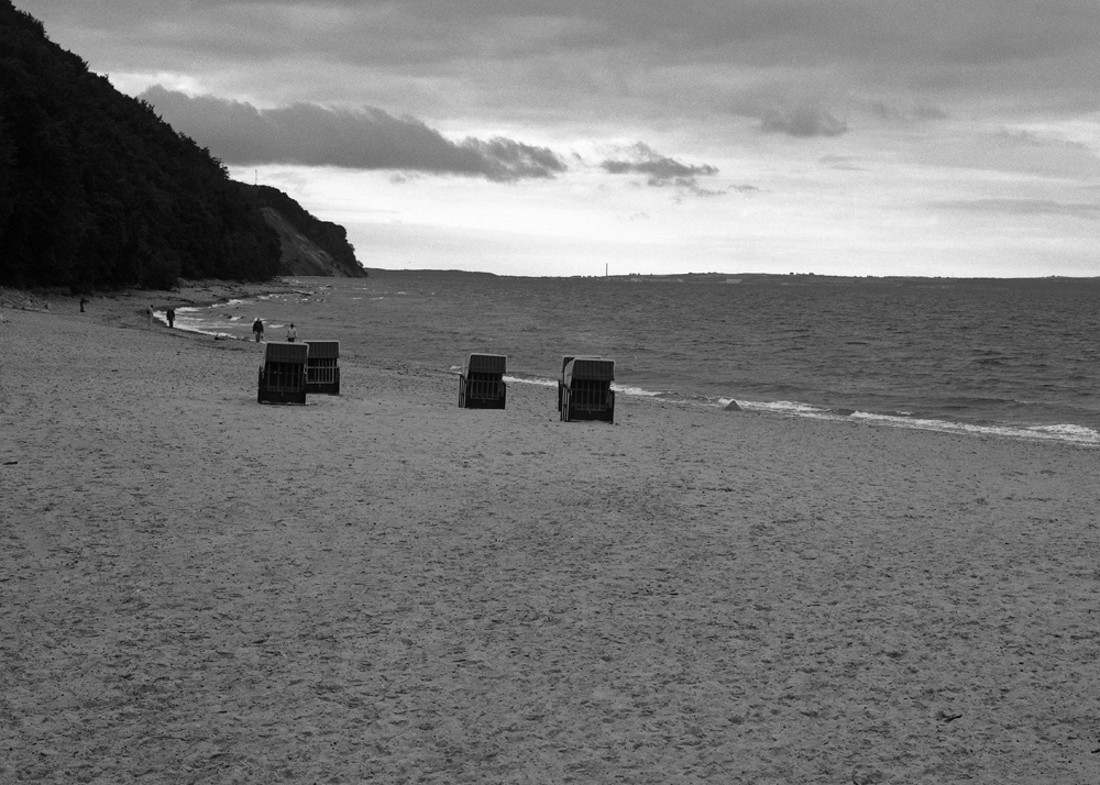 Abendstimmung am Strand von Sellin