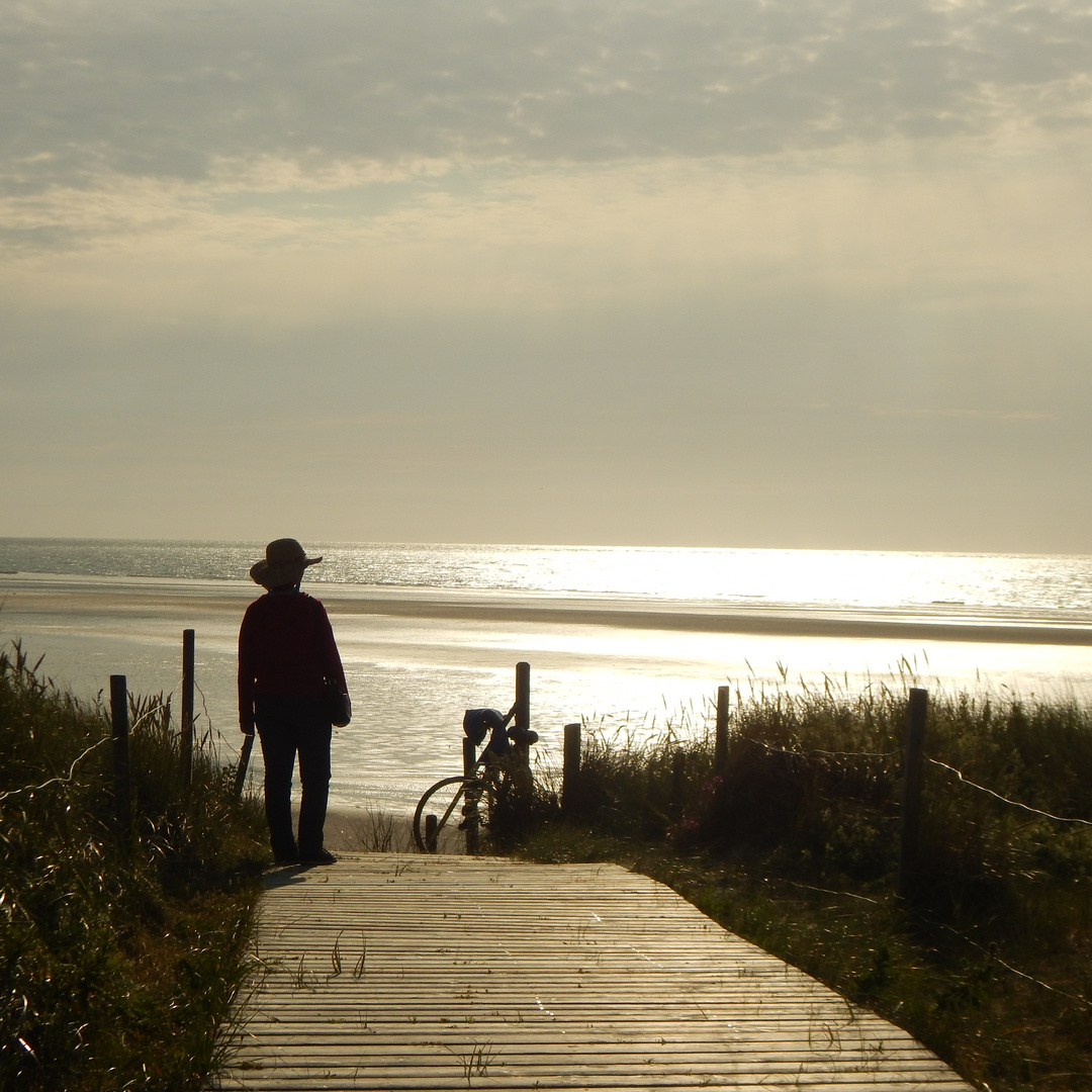 Abendstimmung am Strand von Spiekeroog