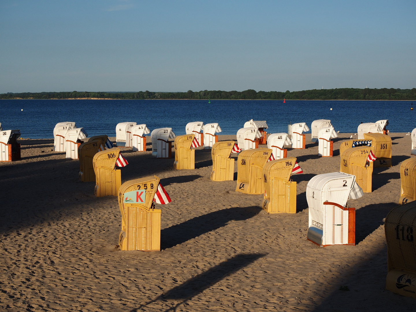 Abendstimmung am Strand von Strande