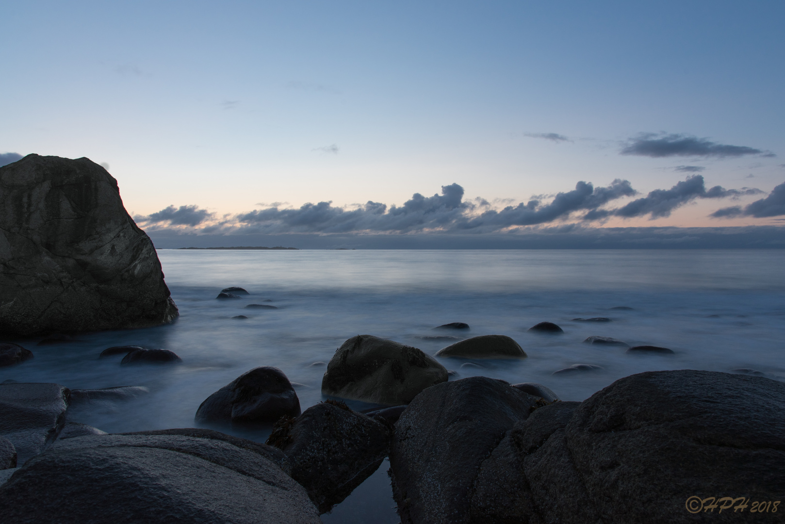 Abendstimmung am Strand von Utakleiv