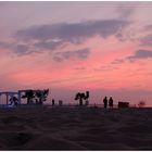 Abendstimmung am Strand von Warnemünde