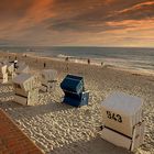 Abendstimmung am Strand von Westerland