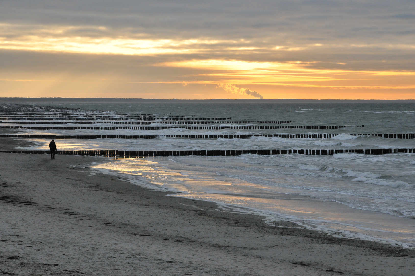 Abendstimmung am Strand von Wustrow